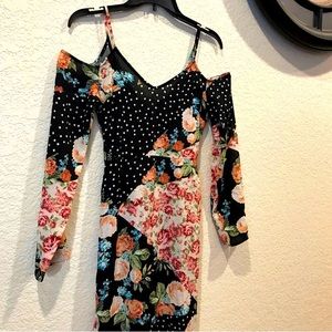 RARE Mixed Print Topshop Dress